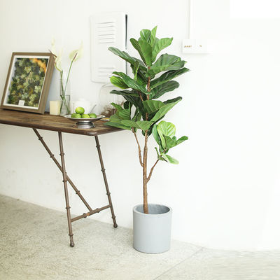 Height 150cm Artificial Landscape Trees Fiddle Leaf Fig Plant Outdoor Decoration