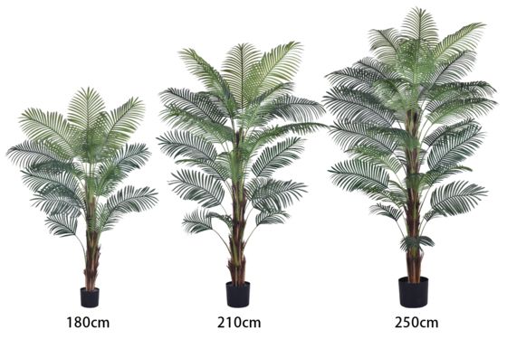 6ft Artificial Indoor Green Plants Indoor Artificial Palm Most Realistic Areca Palm For Home Deco
