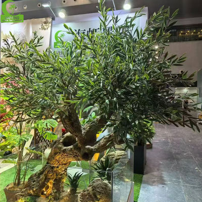 Large Artificial Tree Decorative PlantWedding Giant Faux Olive Tree For Indoor Decoration Silk Plants Luxurious Mall Decoration
