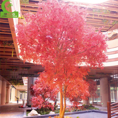 igh Simulation Maple Tree Autumn Leaves Landscaping Tree Faux Maple Trees for Shopping Mall/Resort Decoration
