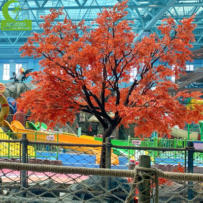 igh Simulation Maple Tree Autumn Leaves Landscaping Tree Faux Maple Trees for Shopping Mall/Resort Decoration
