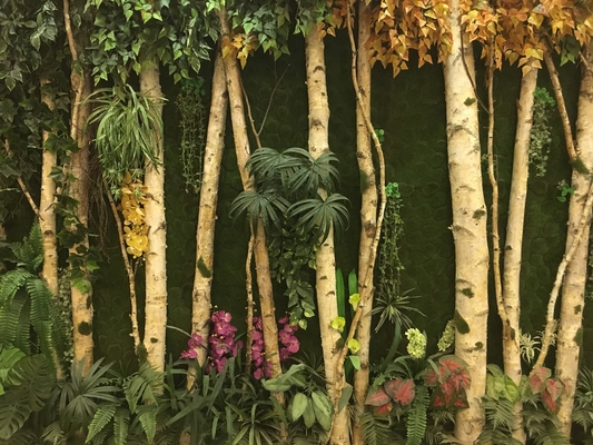 Rain Resistant Lifelike Anti Fading Vertical Greening For Garden