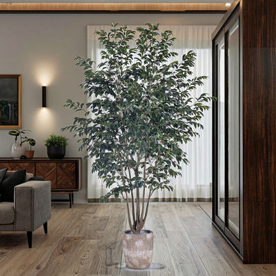 Faux Ficus Multi-Troncs Ultra-Réaliste - Arbre Banyan Artificiel de 2,5 m pour la Décoration du Salon de l'Hôtel et de la Maison