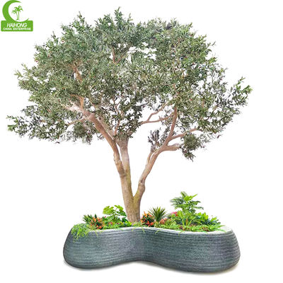 Customized Large Olive Artifical Tree Simulation Indoor Restaurant Decoration