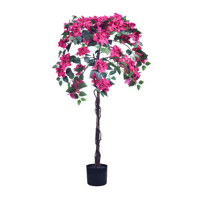 Haihong Nouveaux produits Arbre de bougainvilliers artificiels 4 pieds 6 pieds Faux bougainvilliers en pot Artificiel pour la décoration de la maison et de l'hôtel