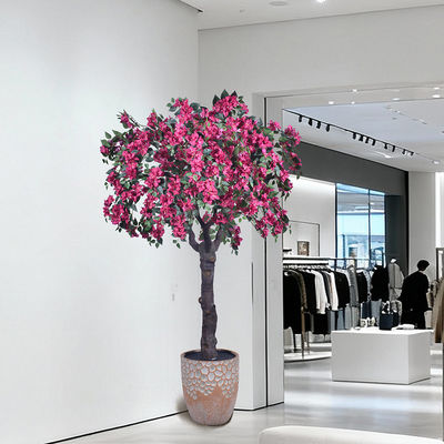 Artificial Plants Nearly Natural Artificial Bougainvillea pink Flowers Christmas Holiday Decoration Tree