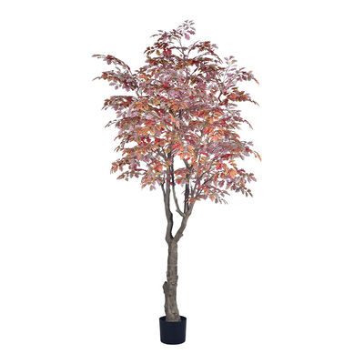 Arbre d'automne artificiel en chêne commercial 280cm | Grand arbre à feuillage d'automne pour l'ambiance des hôtels et restaurants