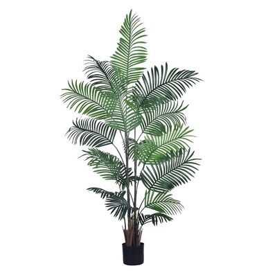 Vente en gros de palmiers artificiels à l'intérieur de 180 cm - J Style Areca Palm. Plantes artificielles hautes pour le salon.