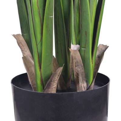 Haihong New Arrival Indoor Artificial Plants Realistic Bird Of Paradise Artificial Plant Tropical Palm Decoration Salon For Home