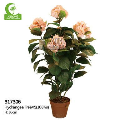 Factory Inexpensive Artificial Hydrangea Plant For Indoor Decoration
