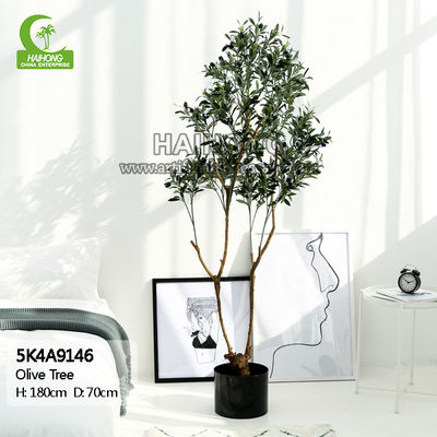 Décor artificiel de vente chaud d'Olive Trees For Sale Indoor d'usine décorative artificielle renversante